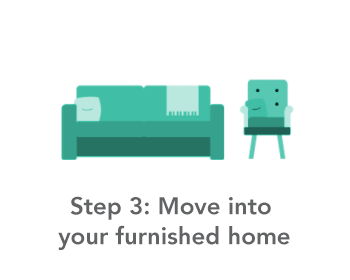 Step off the plane and walk right into your fully furnished space. Welcome home.
